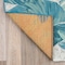 World Rug Gallery Contemporary Tropical Floral Indoor/Outdoor Area Rug 5'3'' x 7' Blue 433BLUE5X7 - alternate 4